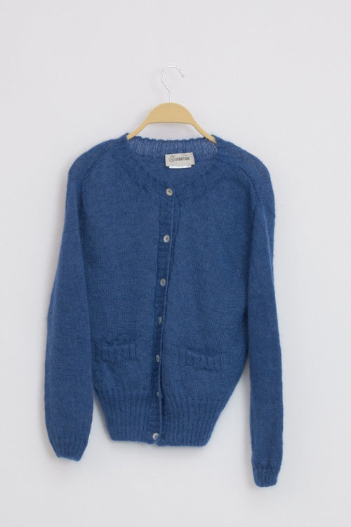 Gilet mohair à poches femme