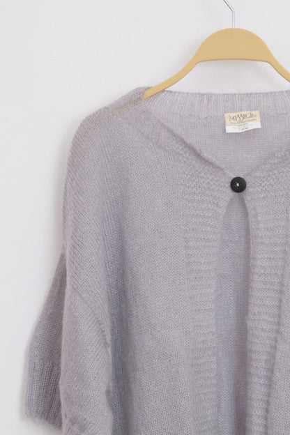 Gilet en laine mohair et soie