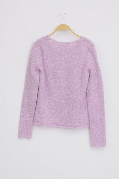 Pull en laine fantaisie