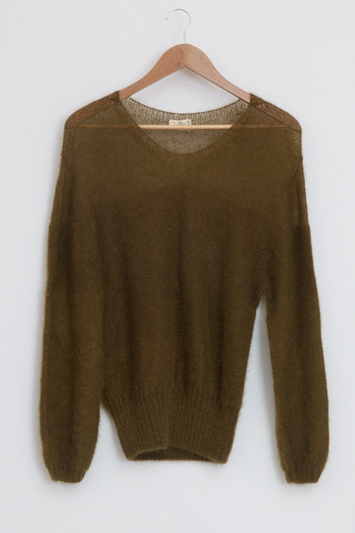 Petit pull mohair pour femme