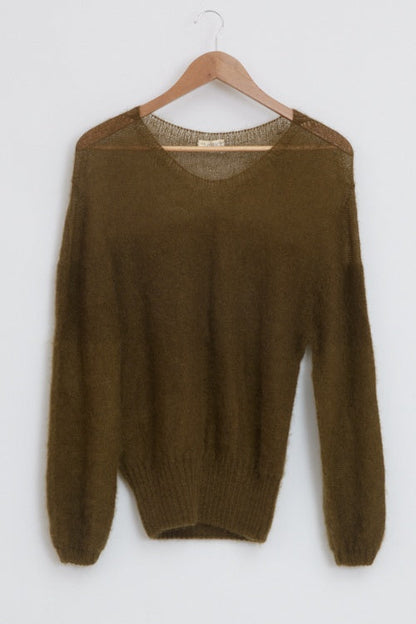 Petit pull mohair pour femme