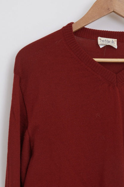 Pull en laine mérinos homme col V