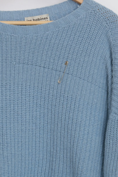 Pull col rond laine recyclée Emilie