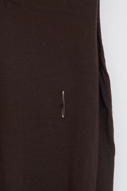 Pull en laine mérinos homme col V sans manche