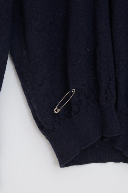 Pull en laine mérinos homme col V