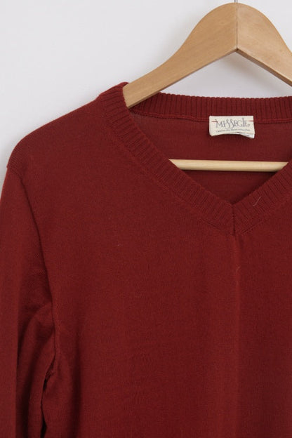 Pull en laine mérinos homme col V