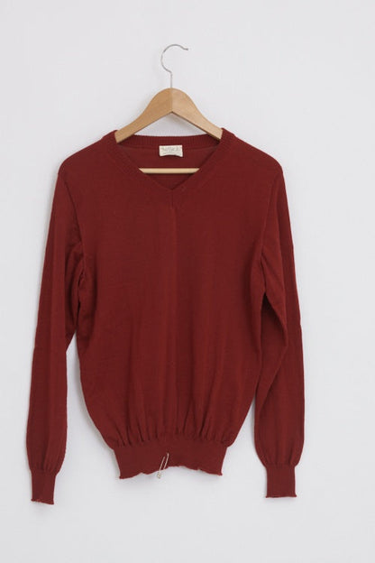 Pull en laine mérinos homme col V