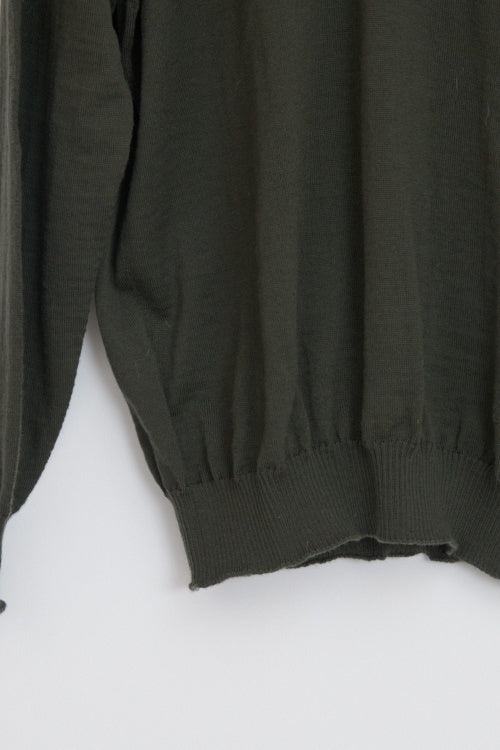 Pull en laine mérinos homme col V