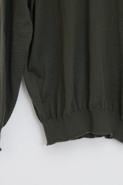 Pull en laine mérinos homme col V