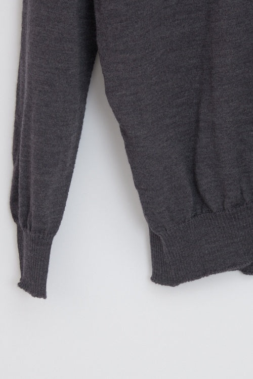 Pull en laine mérinos homme col V