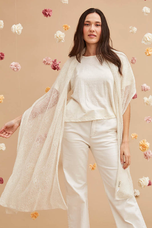 Étole séduction laine mohair et soie pour femme