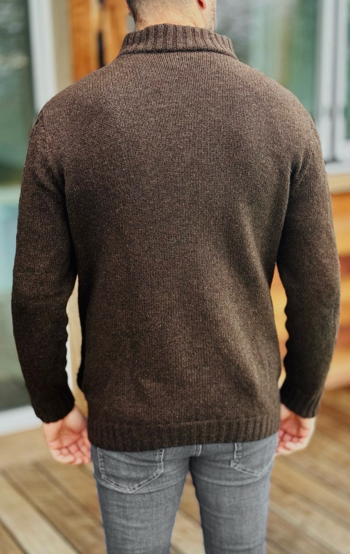 Veste laine yack pour homme
