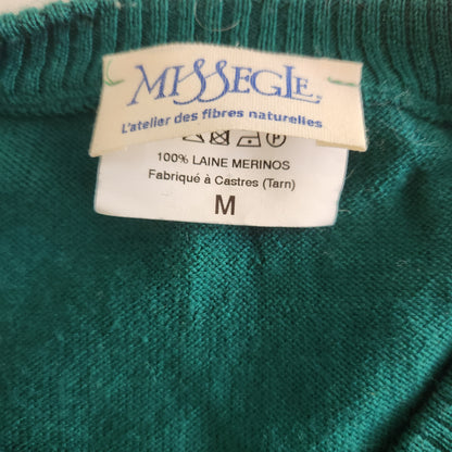 Pull en laine homme col V