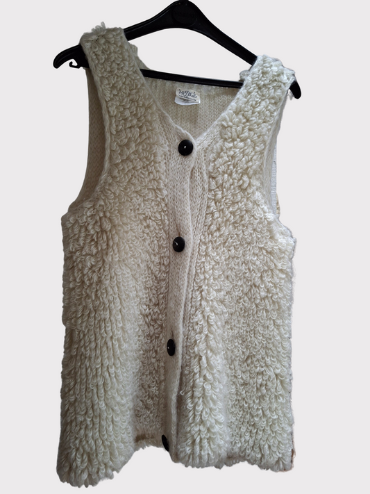 veste de berger sans manches pour femme