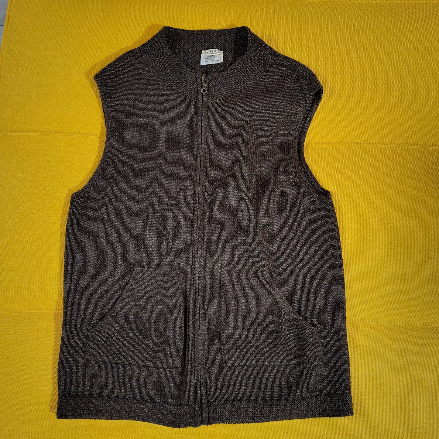 Veste sans manche yack mérinos et soie pour homme