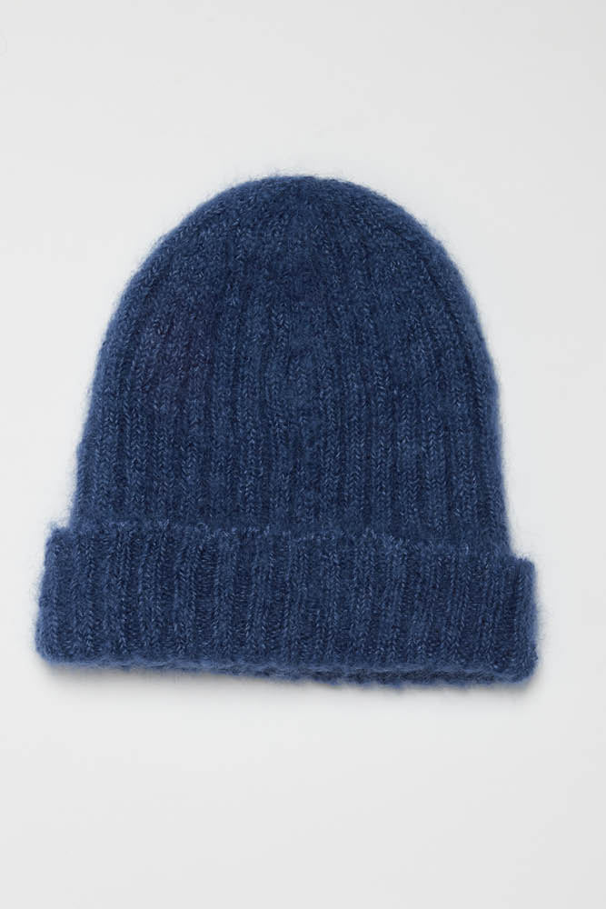 Bonnet laine mohair femme
