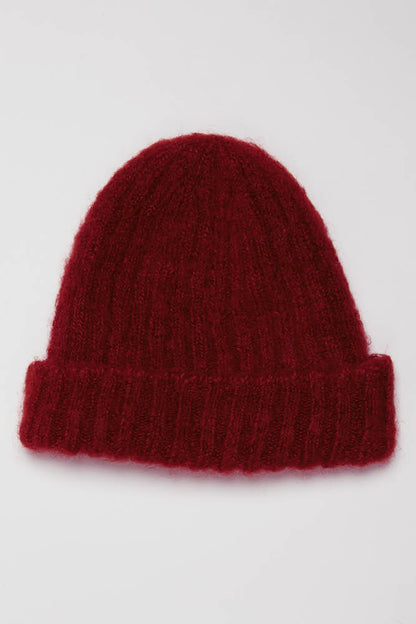 Bonnet laine mohair femme