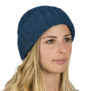 Bonnet laine mohair femme