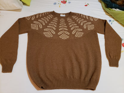 Pull en laine jacquard pour femme