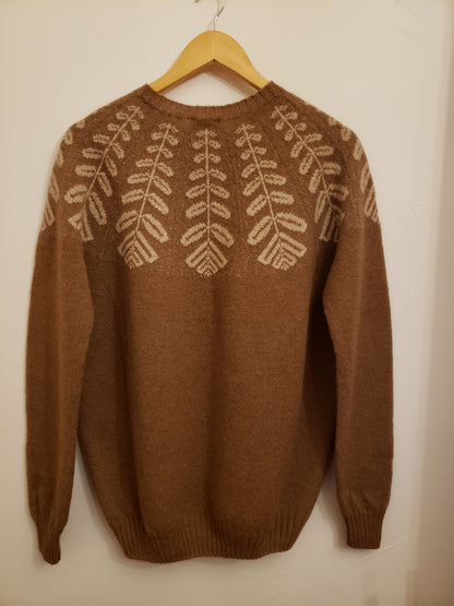 Pull en laine jacquard pour femme