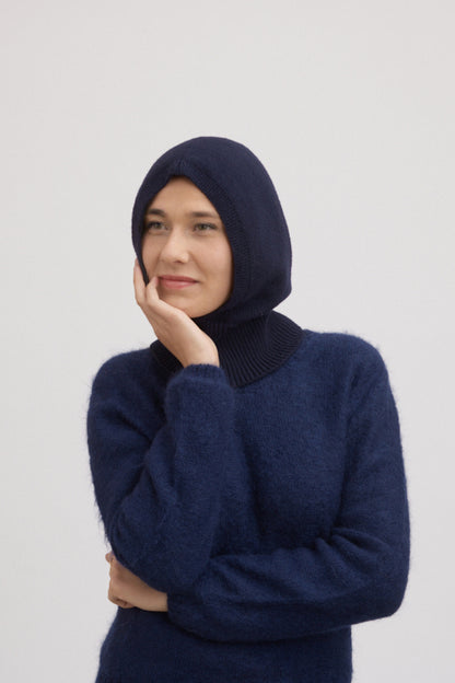 Cagoule en laine recyclée Claude