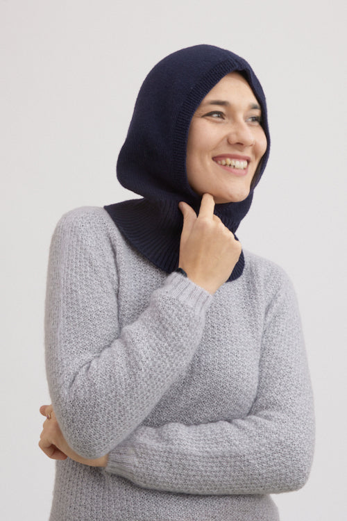 Cagoule en laine recyclée Claude