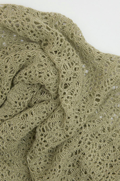 Foulard carré en lin