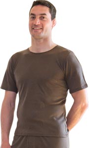 T-shirt laine mérinos manches courtes pour homme