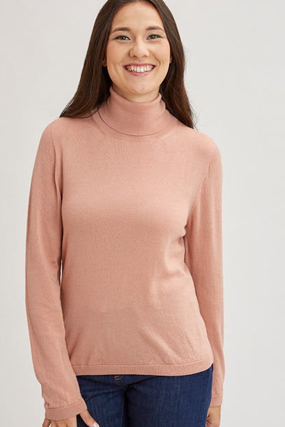 Col roulé laine mérinos pour femme