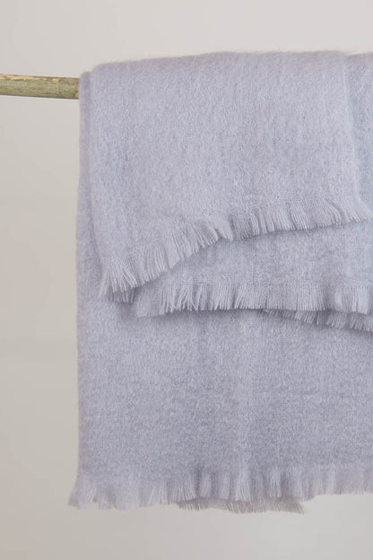 Couverture laine mohair grand lit 2 places