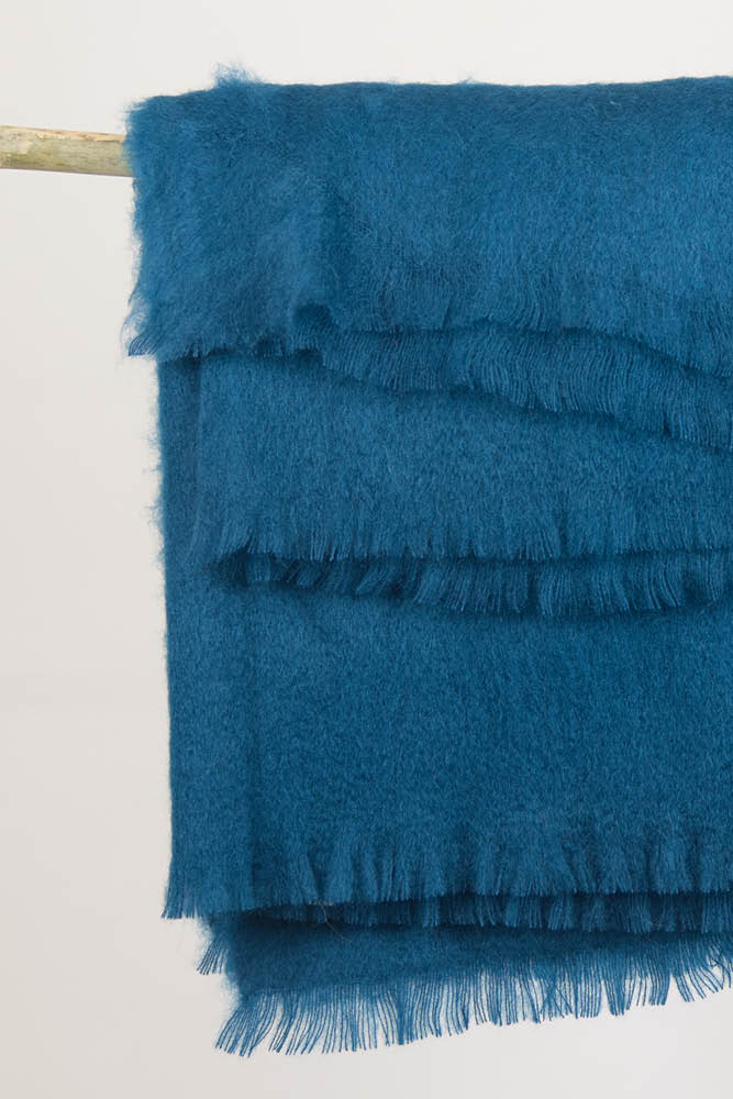 Couverture laine mohair lit 2 places
