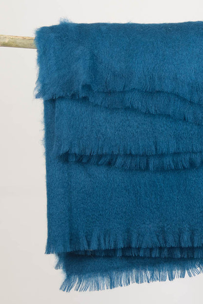 Couverture laine mohair lit 2 places