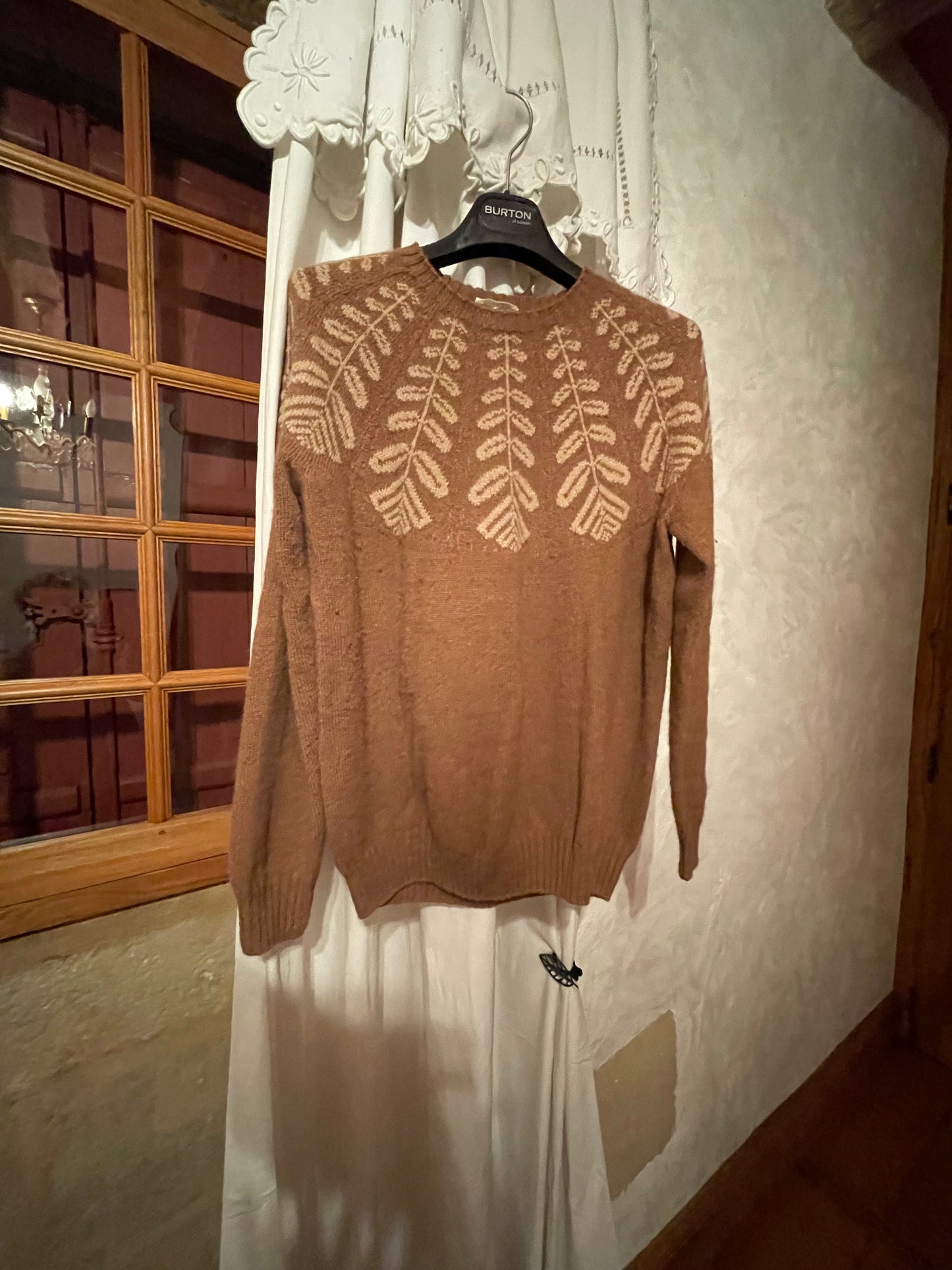 Pull 100% duvet chameau