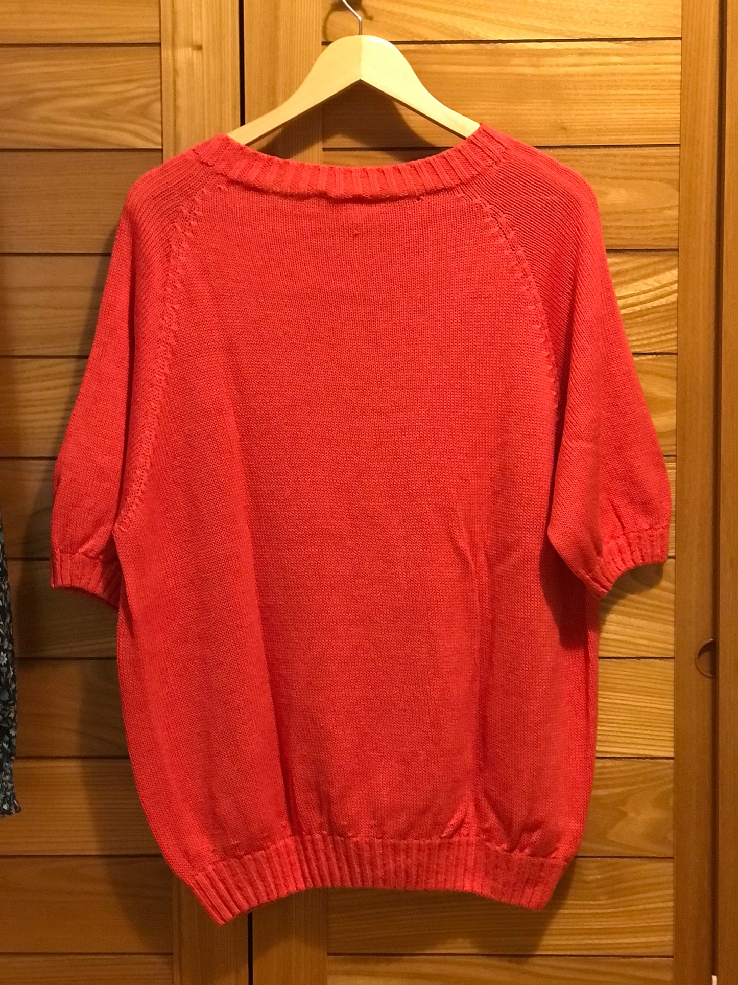 Pull manches courtes lin et coton bio/seacell pour femme