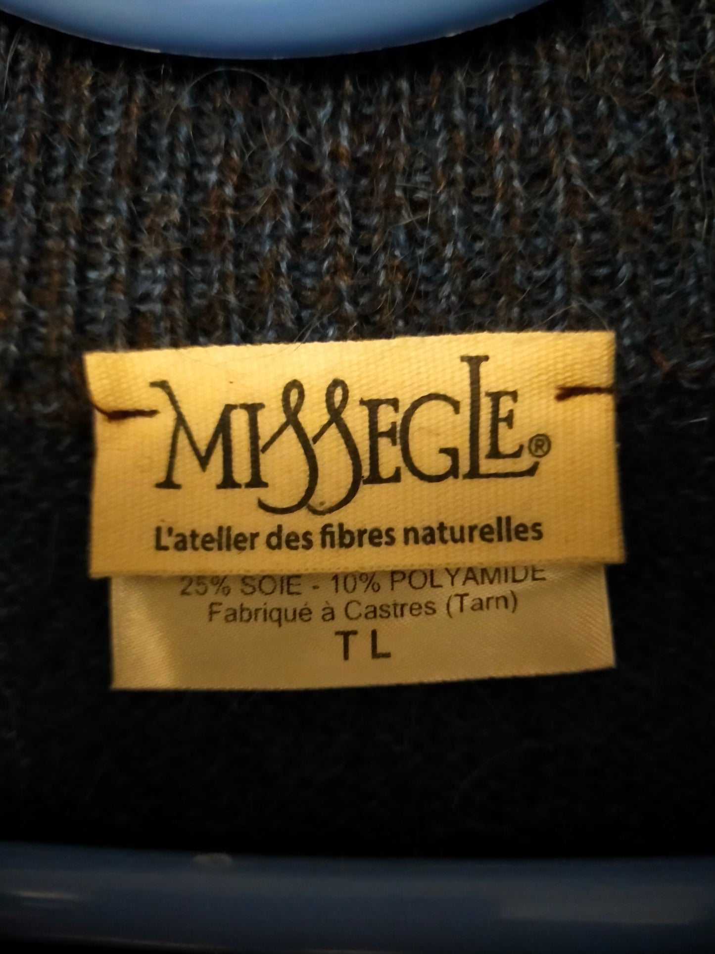 Pull en laine yack col cheminée pour homme