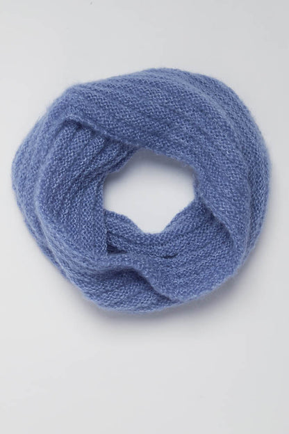Snood laine mohair et soie pour femme