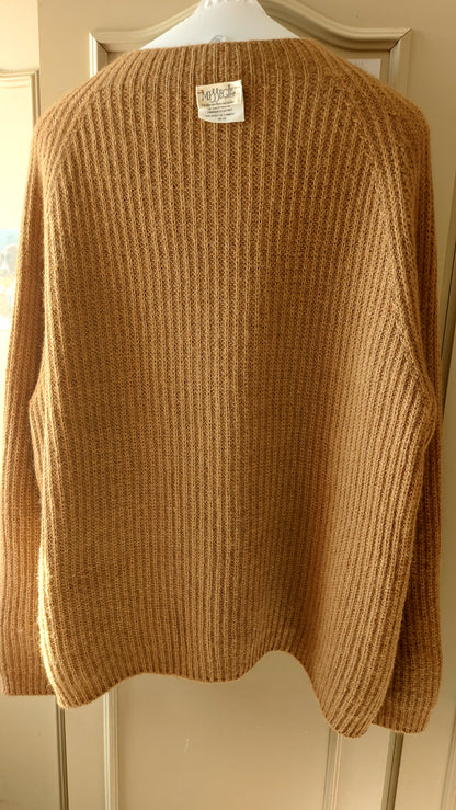 Grand pull laine de chameau femme