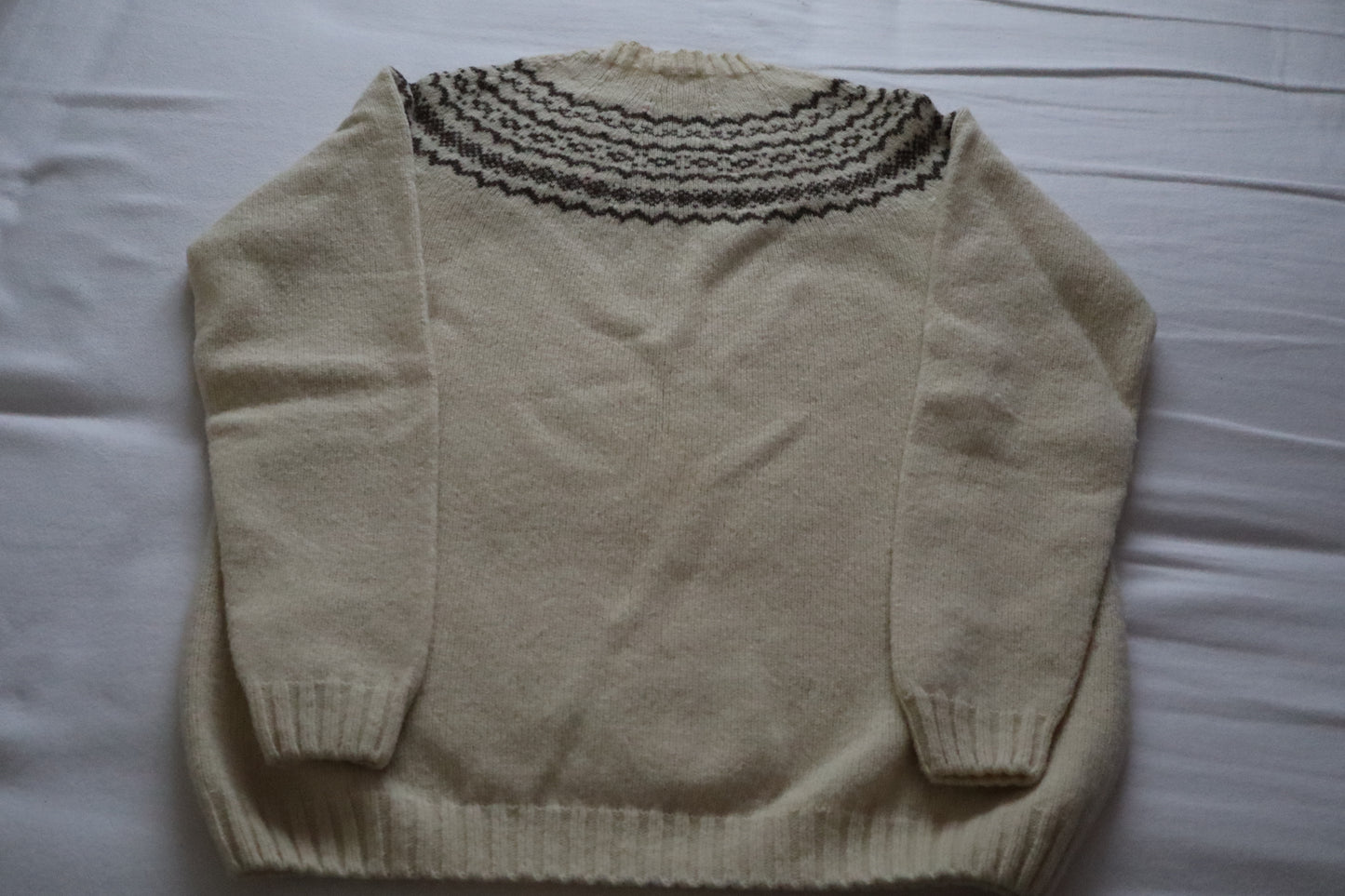 Pull en laine jacquard femme