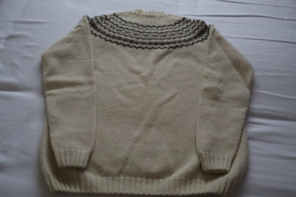 Pull en laine jacquard femme