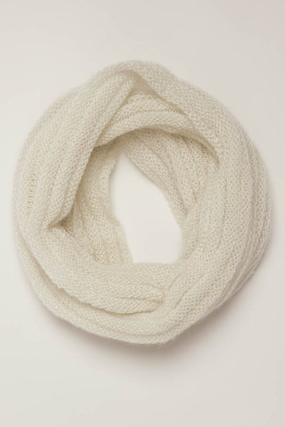 Snood laine mohair et soie pour femme