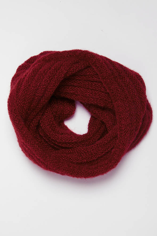 Snood laine mohair et soie pour femme