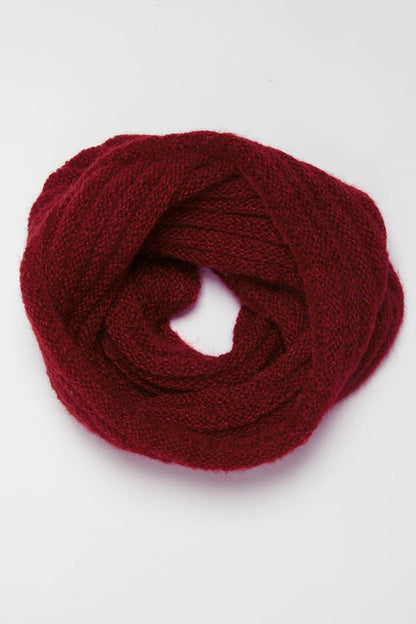 Snood laine mohair et soie pour femme