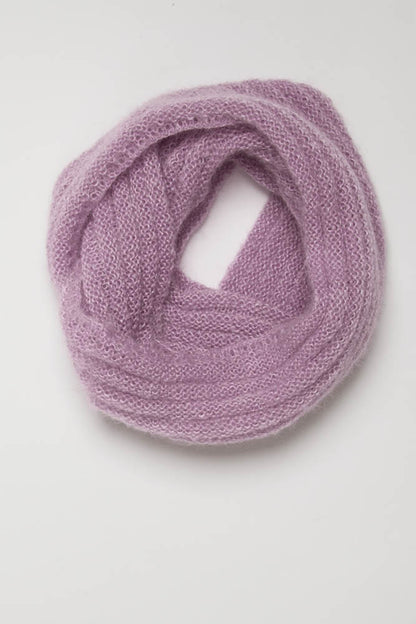 Snood laine mohair et soie pour femme