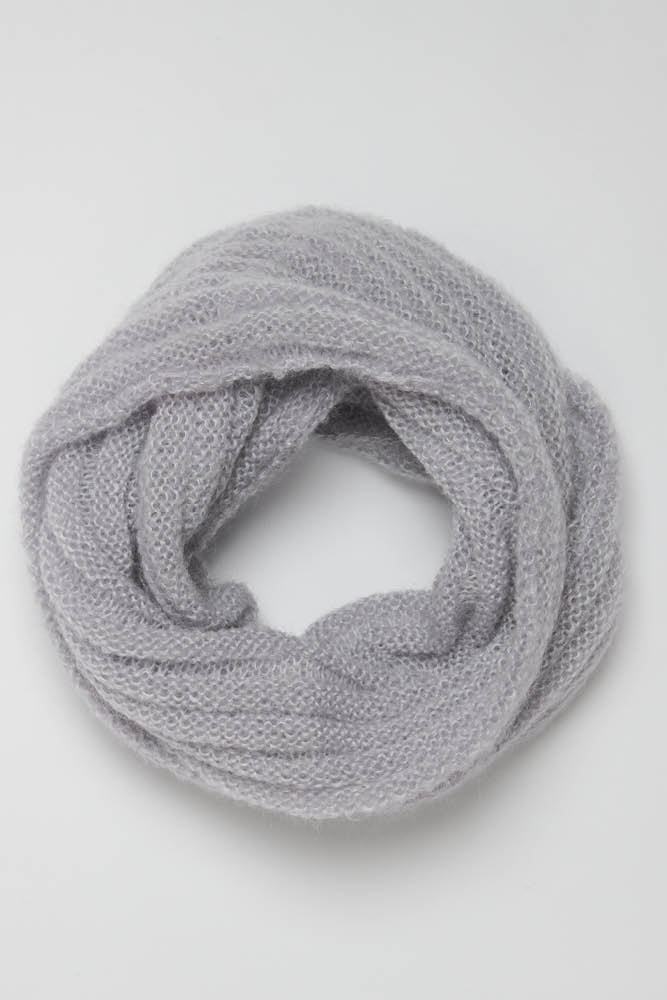 Snood laine mohair et soie pour femme