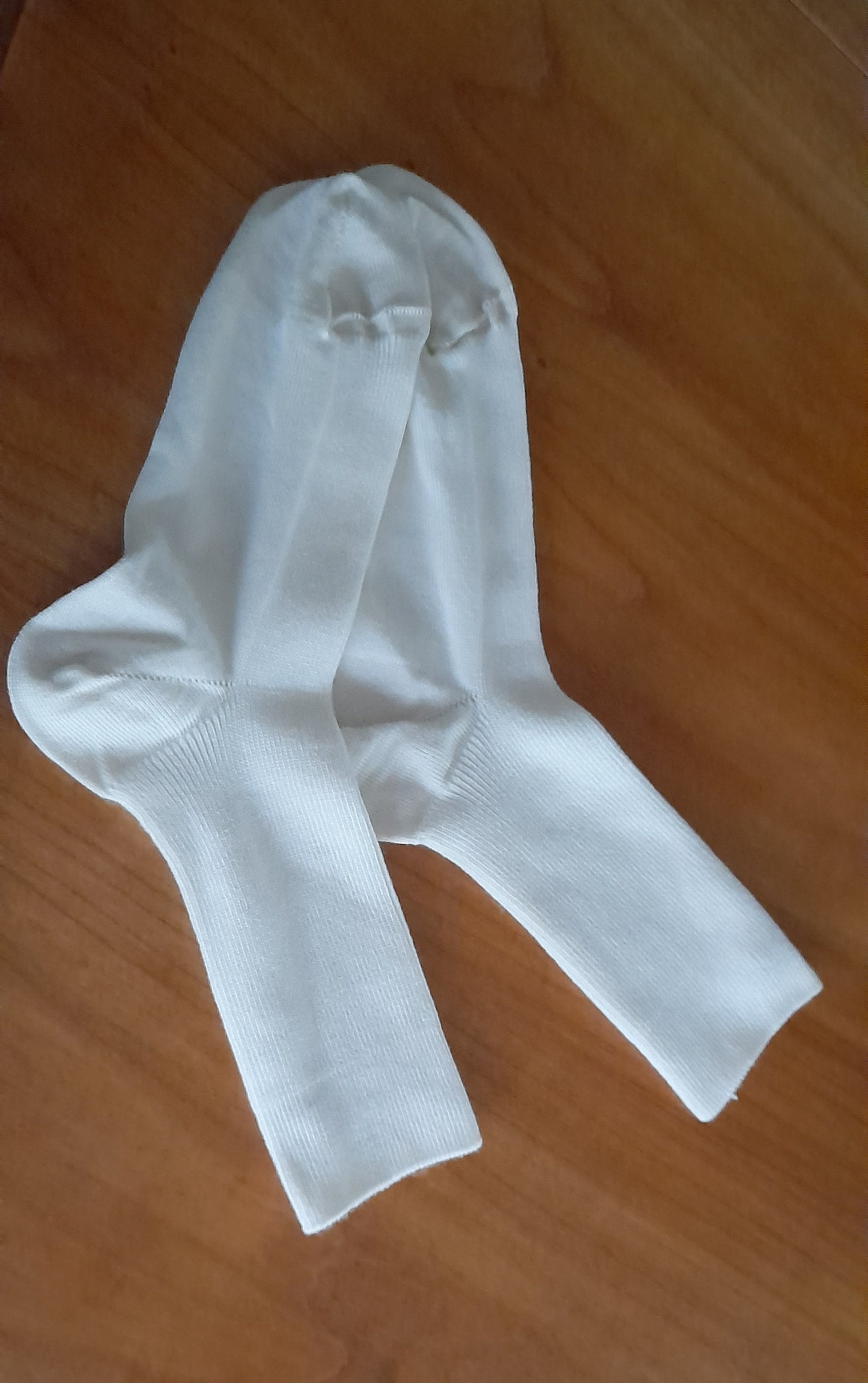 Chaussettes sans élastique laine mérinos et soie santé