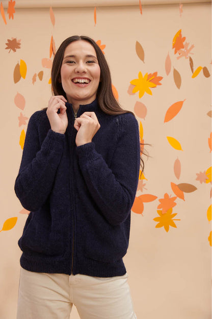 Gilet en laine alpaga pour femme