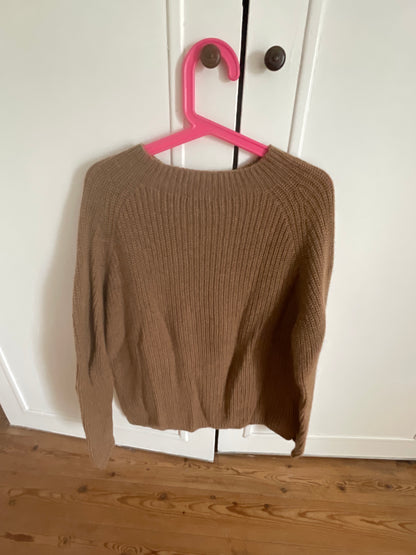 Grand pull laine de chameau femme