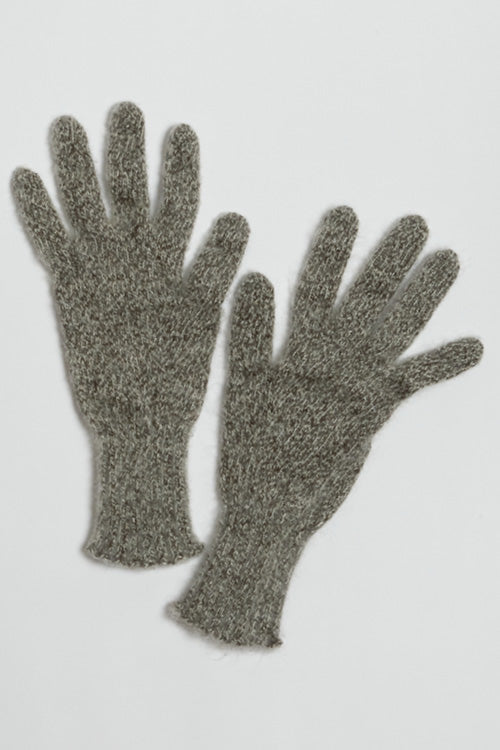 Gants duvet de mohair et yack mixtes