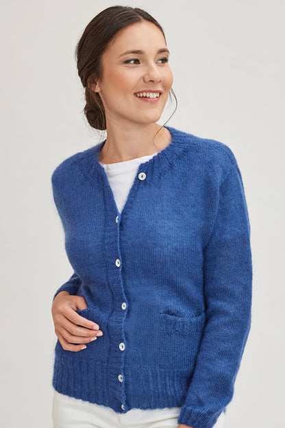 Gilet en laine à poches femme