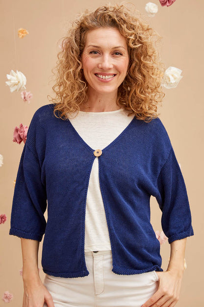 Gilet en lin pour femme